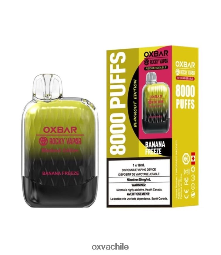 OXVA review - congelación de plátano 8VJ86T46 OXVA OXBAR G8000