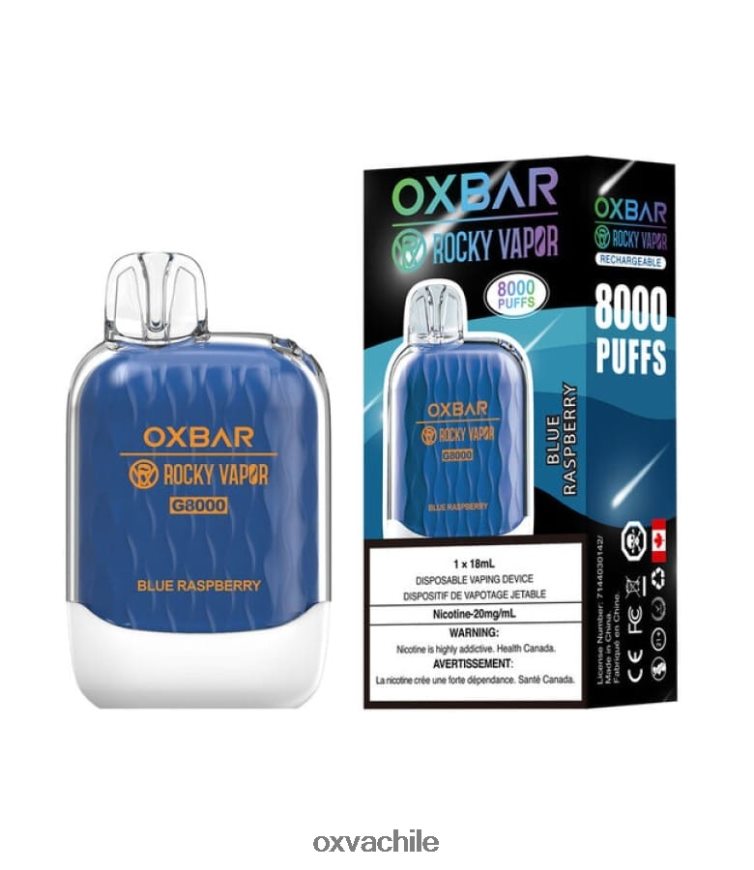 OXVA review - frambuesa azul 8VJ86T36 OXVA OXBAR G8000