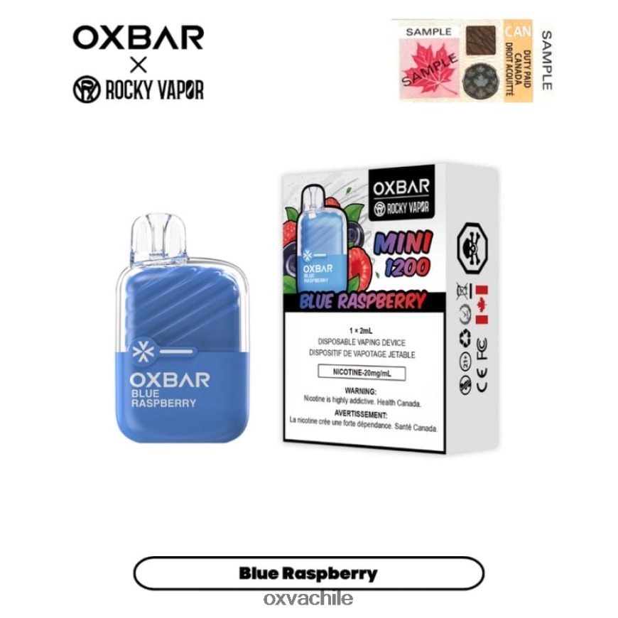 OXVA price - frambuesa azul 8VJ86T24 OXVA OXBAR MINI 1200