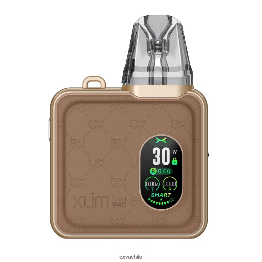 OXVA e cig - cuero marrón 8VJ86T88 OXVA XLIM SQ PRO equipo