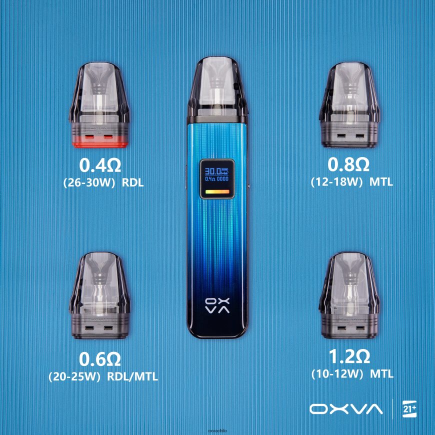 OXVA online store - gris 8VJ86T83 OXVA XLIM V3 llenado superior del cartucho