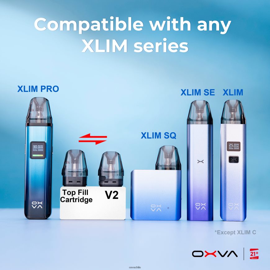 OXVA online store - gris 8VJ86T83 OXVA XLIM V3 llenado superior del cartucho